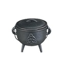 Triquetra Cast Iron Cauldron – 4.5"