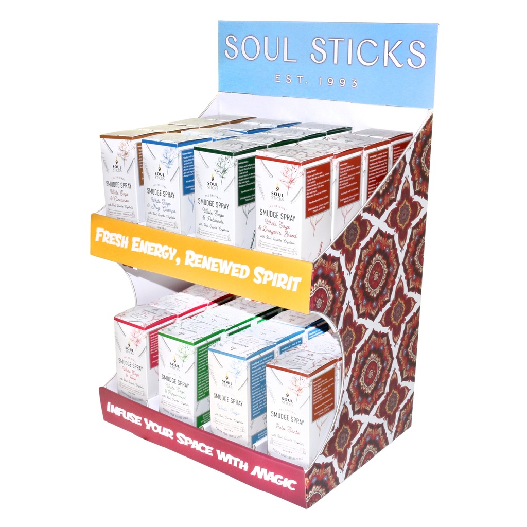 [32209-SmudgeSpray] Smudge Spray Countertop Display Unit (CDU)
