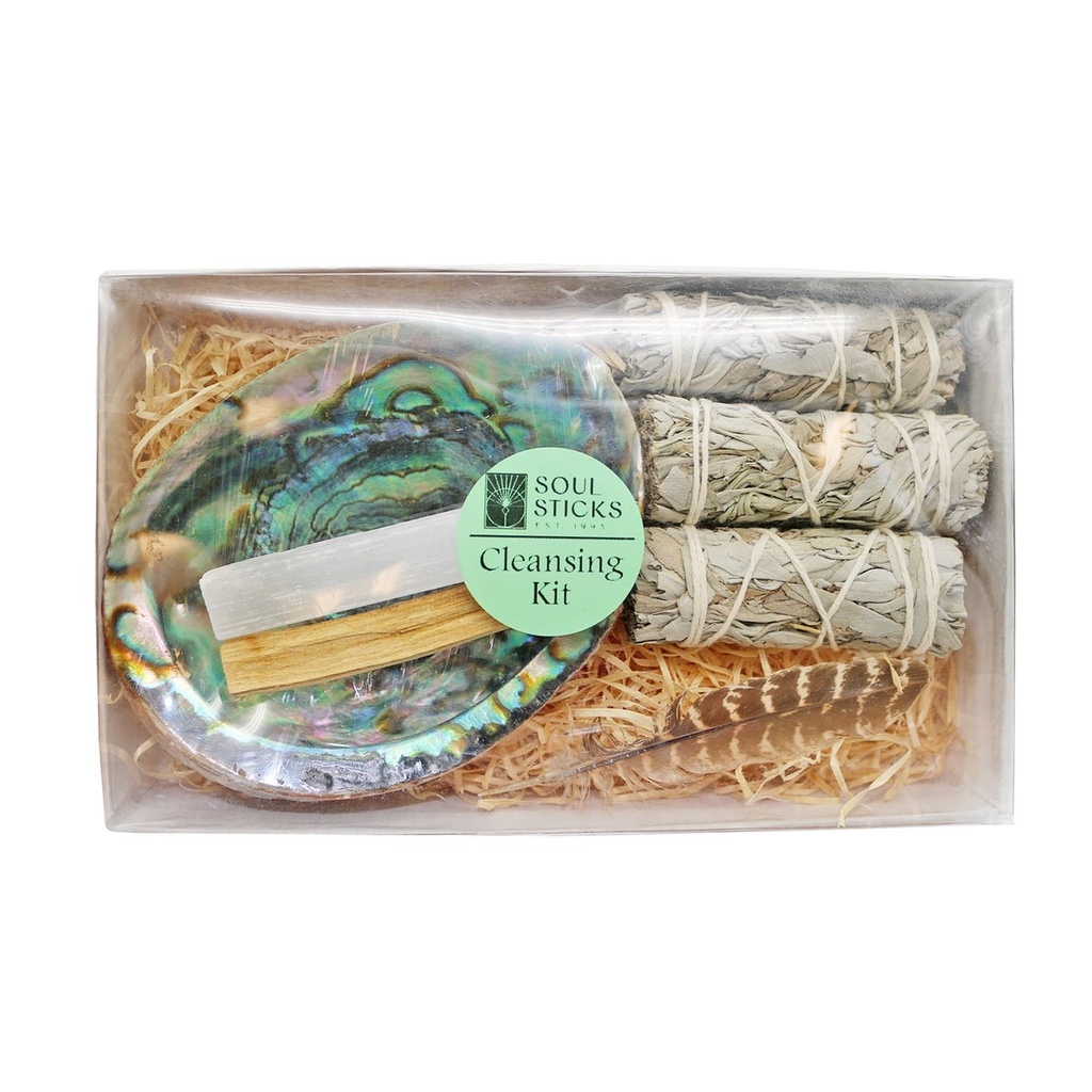 [12034] Cleansing Kit w/ Abalone Shell