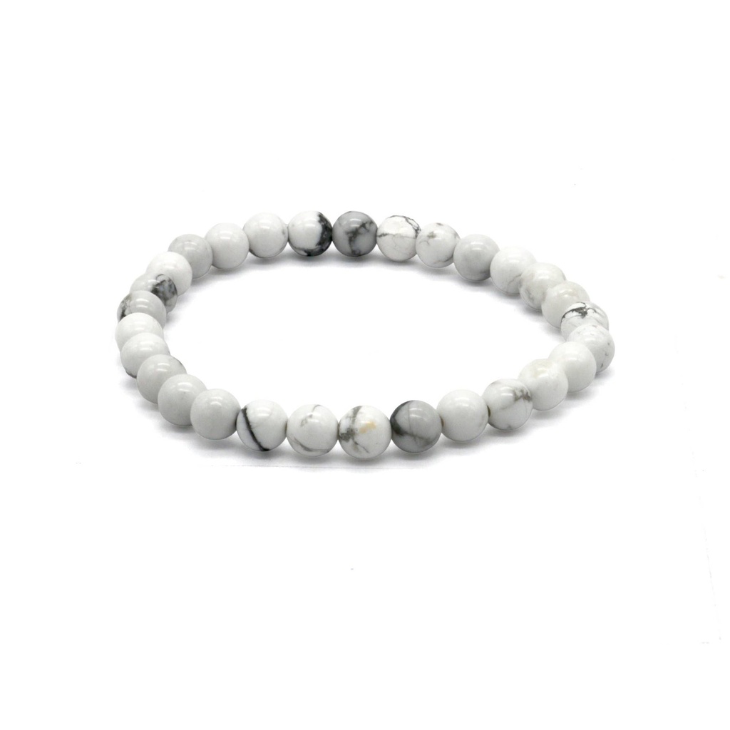Howlite Bracelet – 6mm