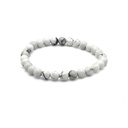 Howlite Bracelet – 6mm