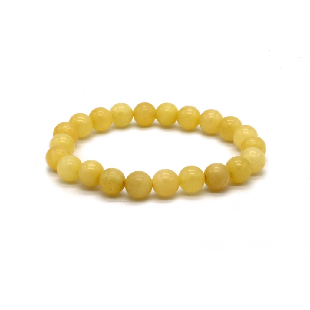 [32226] Honey Calcite Bracelet – 8mm