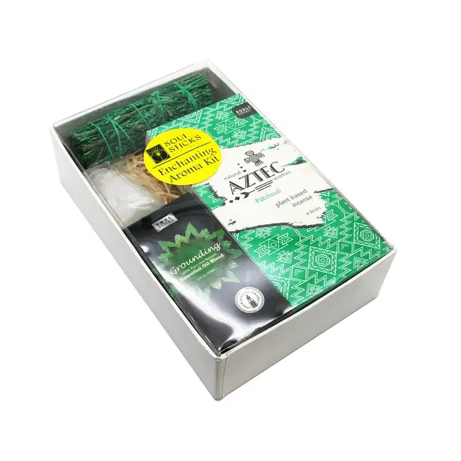 [12037] Green Enchanting Aroma Smudge Kit