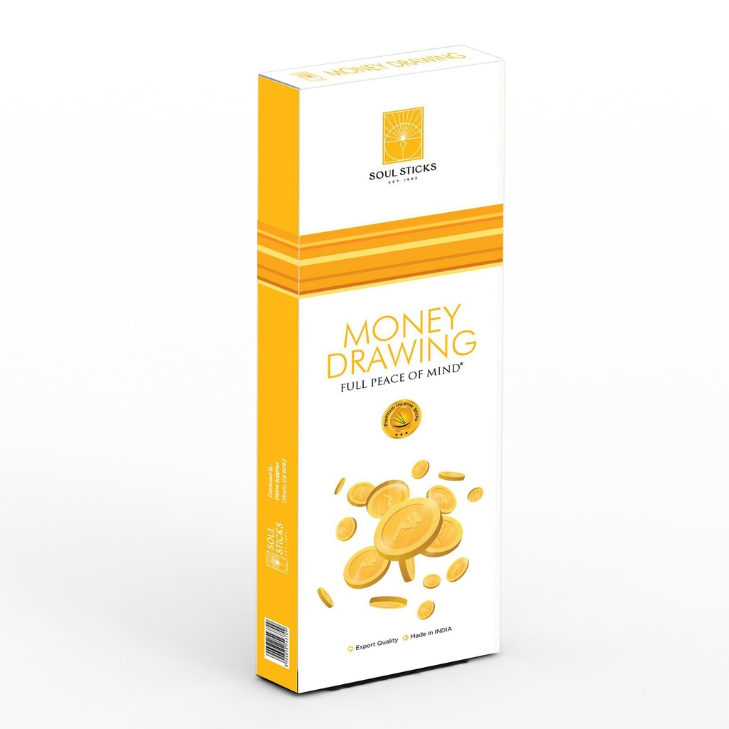 Soul Sticks Money Drawing Premium Incense Sticks – 90g