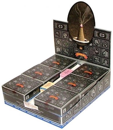 [51185] Satya Super Hit Dhoop Cones – 12-Pack Display Box