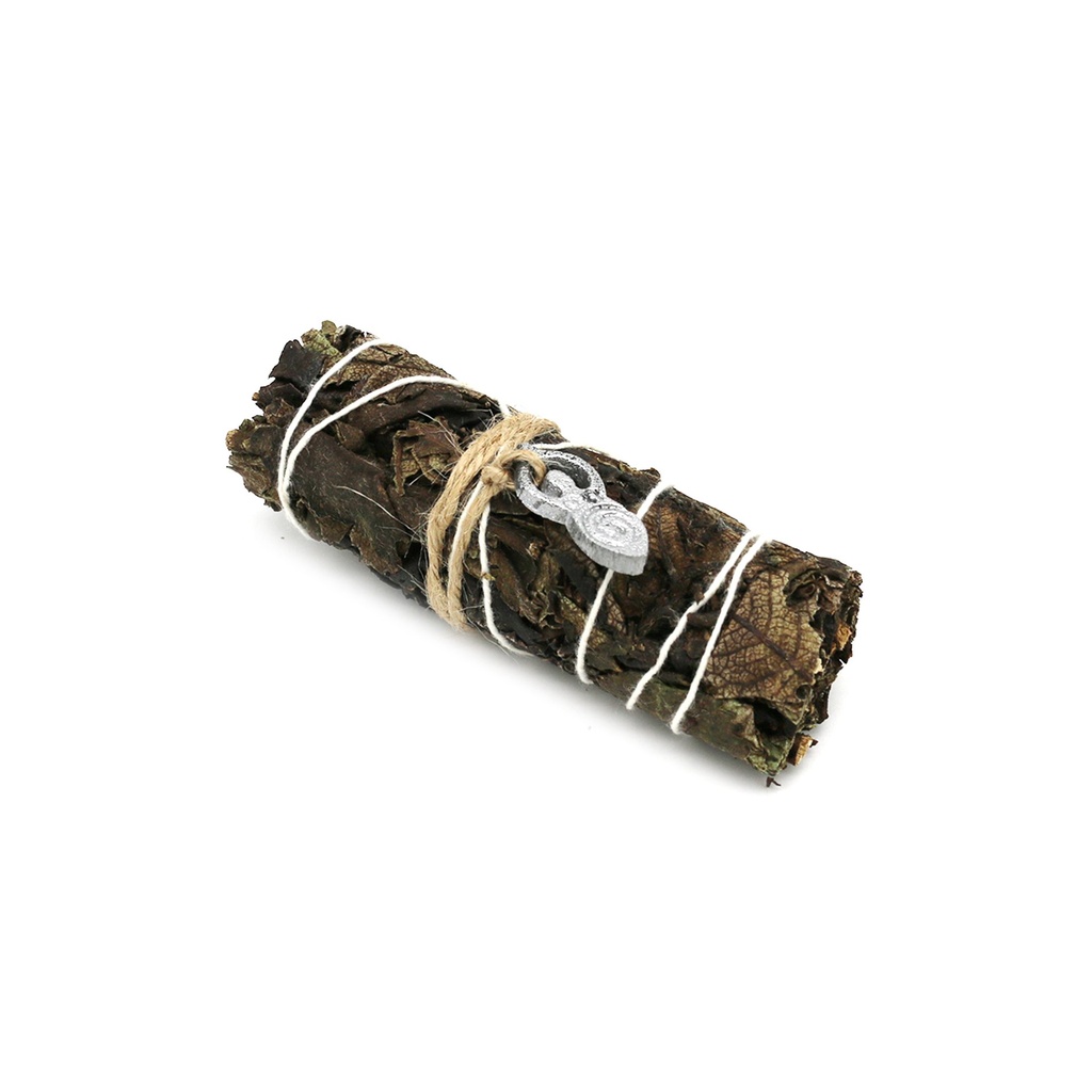 [12051] 4" Black Sage w/ Goddess Charm Smudge Stick