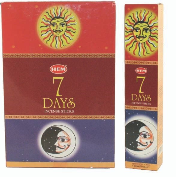 [51257] HEM Seven Days Incense Pack – 12-Pack Box