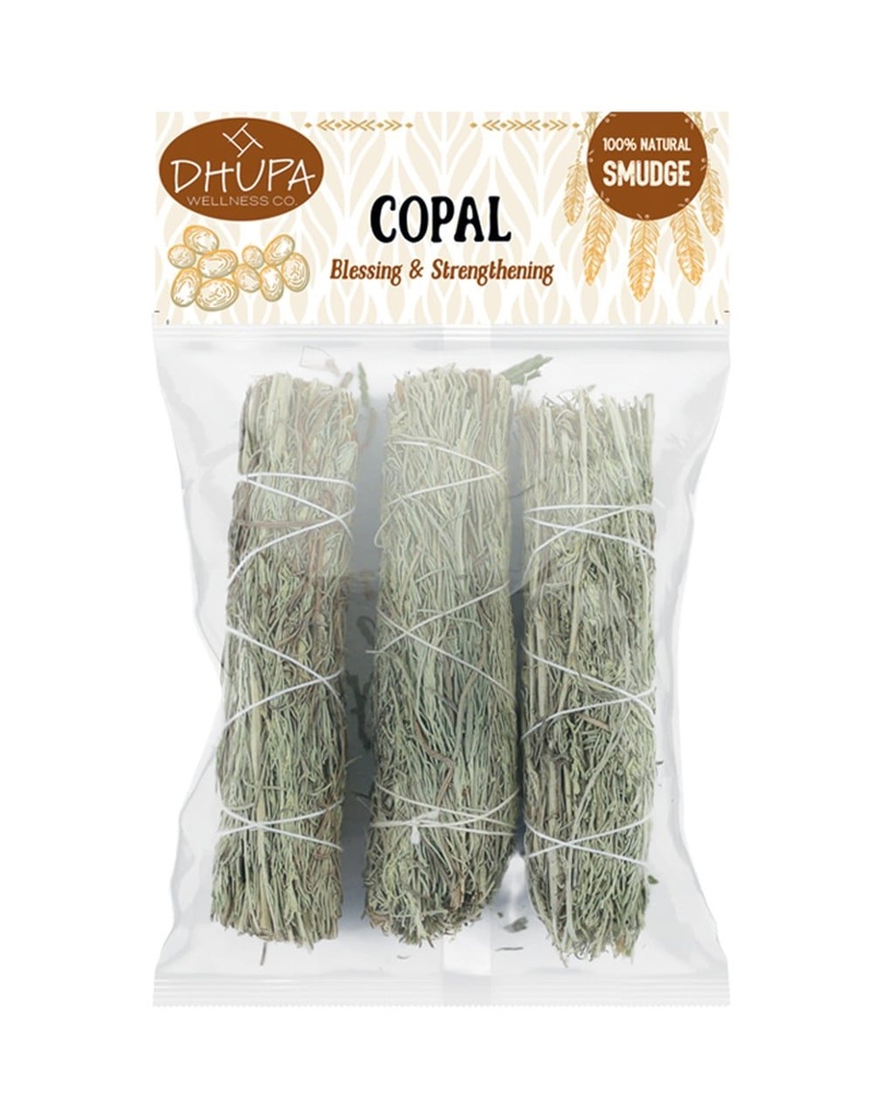 [51297] Copal Sage Smudge Sticks – 4" / Retail Pack