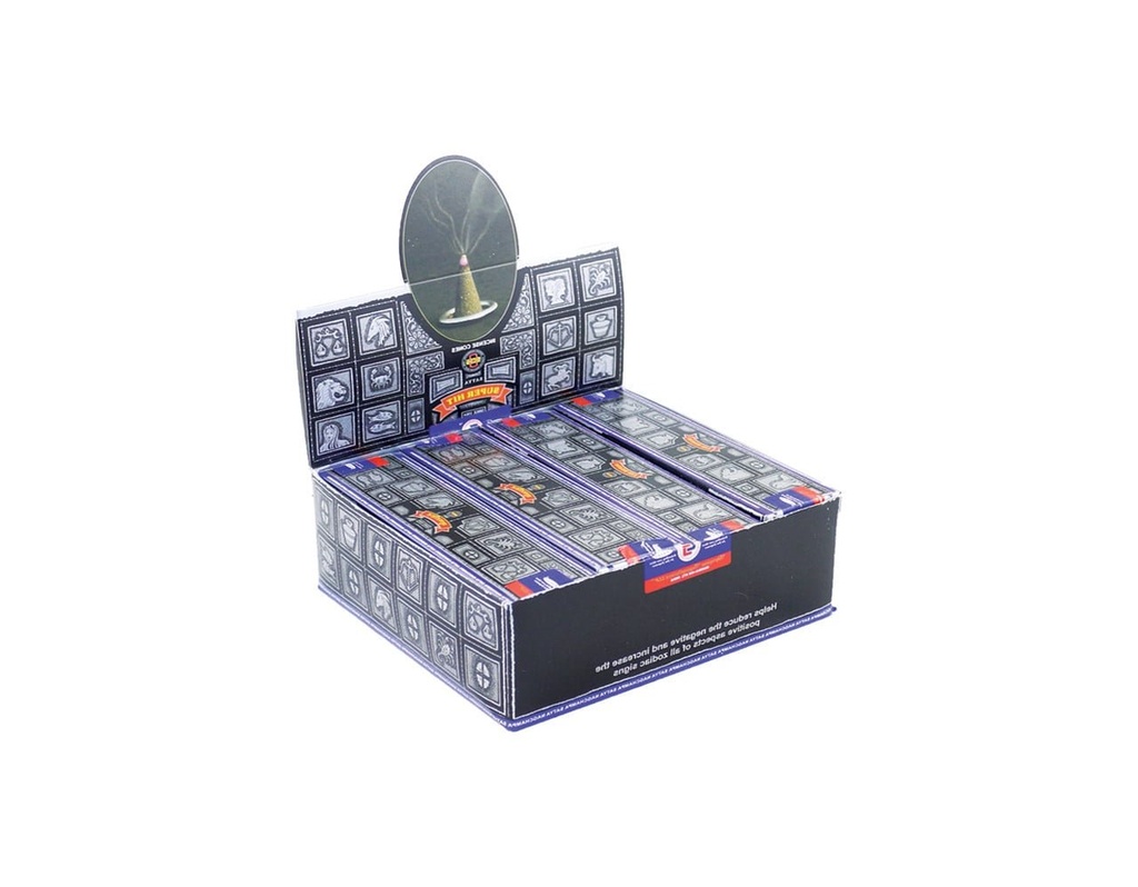 [51338] Satya Super Hit Pocket Incense Cones Display – 12 Packs