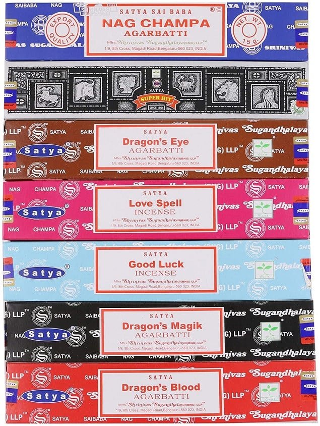 [51460] Satya Magic Assorted Incense Pack – 15g / 7-Pack