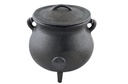 Tree of Life Cast Iron Cauldron w/ Lid – 7"