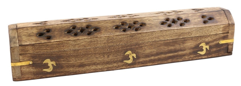 [56781] Style A Wooden Incense Coffin Box – 12"