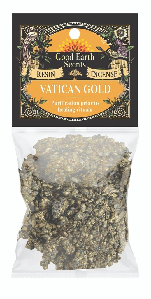 [57201] Vatican Gold Natural Resin Incense – 1 oz