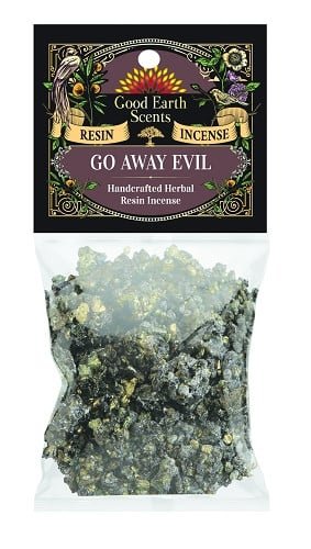 [57216] Go Away Evil Natural Resin Incense – 1 oz