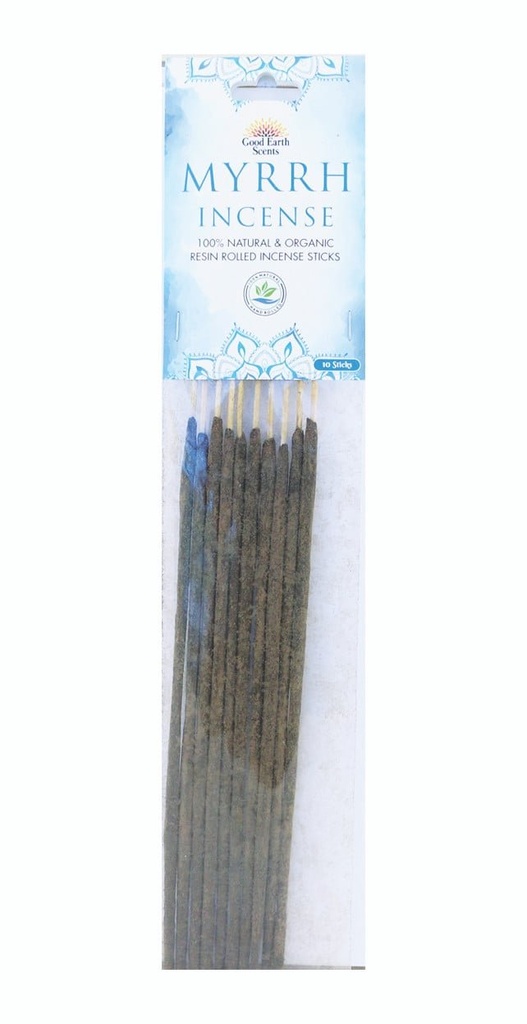 [57244] Soul Sticks Myrrh Resin Rolled Incense Sticks – 10-Pack