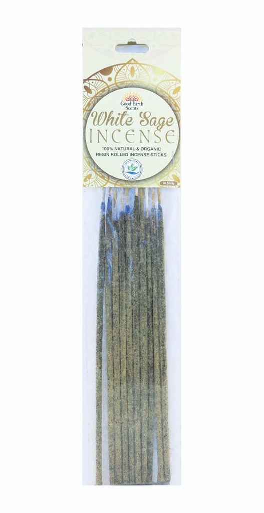 [57245] Soul Sticks White Sage Resin Rolled Incense Sticks – 10-Pack