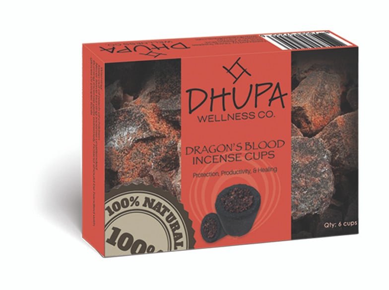 [57255] Dhupa Dragon's Blood Incense Cups – 6-Pack