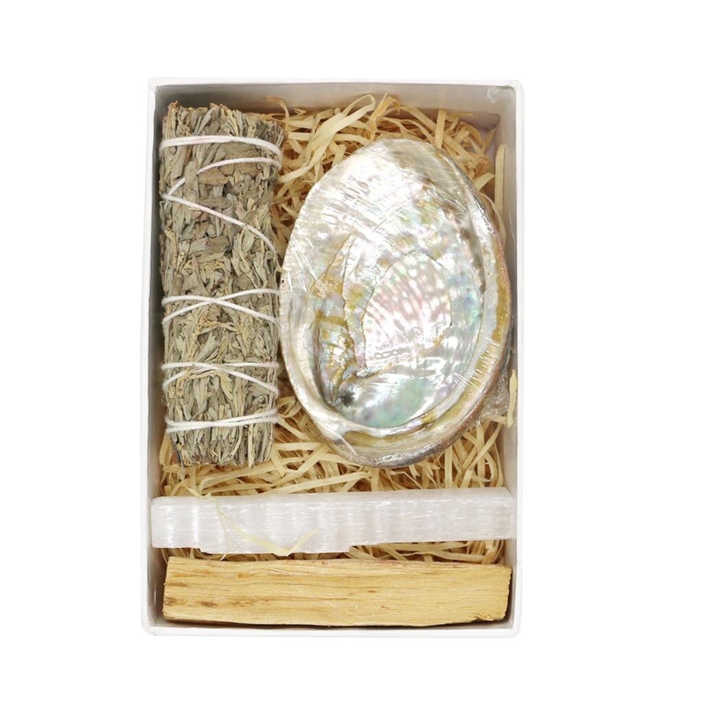 [12076] Blue Sage Mini Smudge Kit