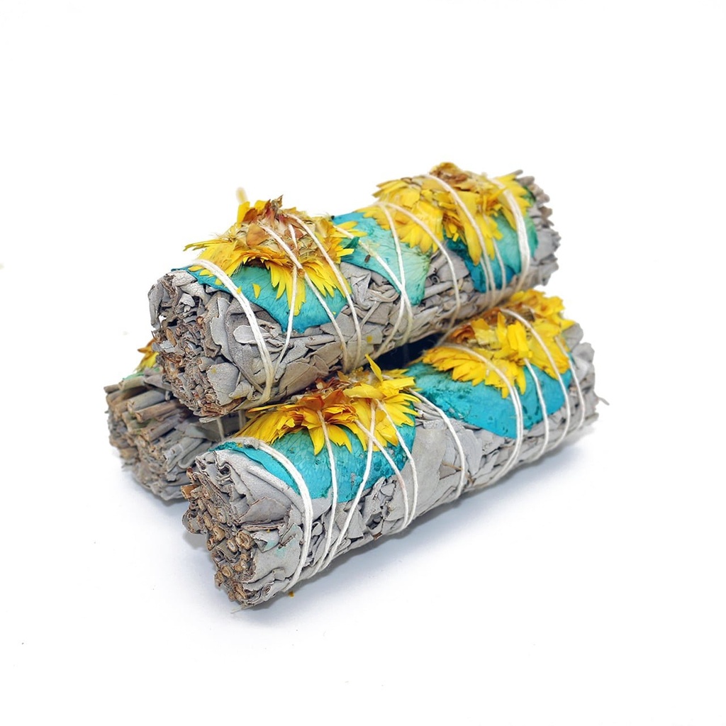 [57448] 4" Spring Meadows White Sage Smudge Stick