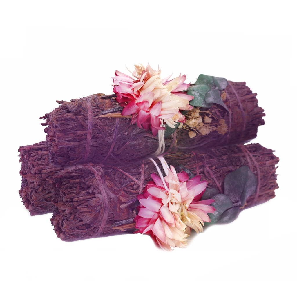 [57499] 4" Enchanted Forest Lavender Sage Smudge Stick