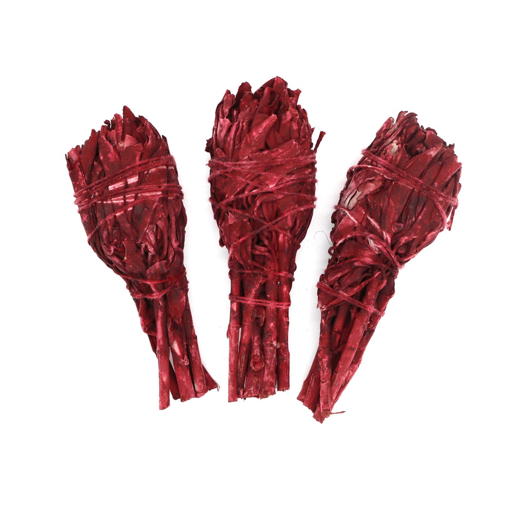 [57503] Dragon's Blood Sage Torch Smudge Stick – 3"-4"