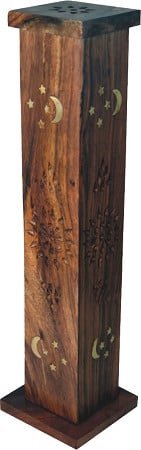 [65171 (Pack of 2)] Wooden Incense Tower – 12"