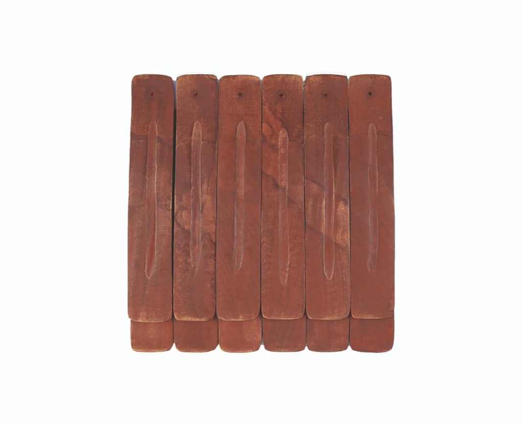 [7P] 11" Plain Wooden Ash Catchers – Set of 12