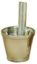 Stainless Steel Mortar & Pestle – 3.5"