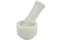 White Marble Mortar & Pestle – 3" x 2"