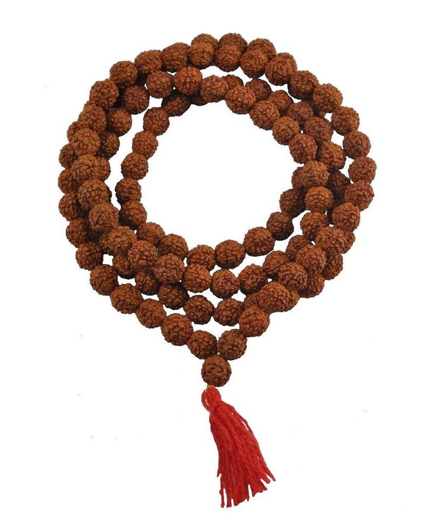 [89010] Small Rudraksha Mala – 7mm Beads