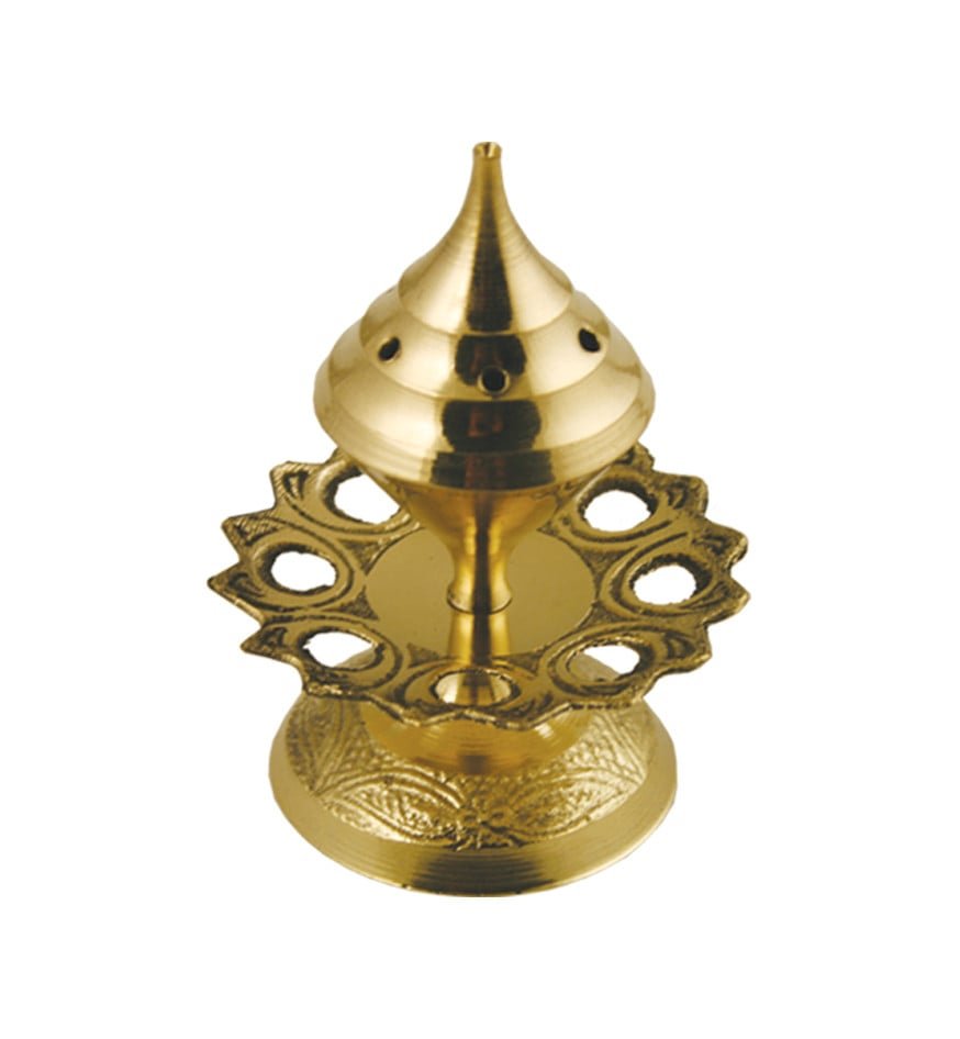 [89654] Brass Incense Burner (A) – 3"