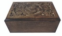 3D Om Carved Wooden Box – 6" x 4"