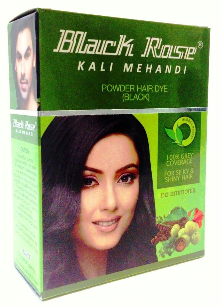 [90064] Black Rose Kali Mehandi Hair Dye Powder
