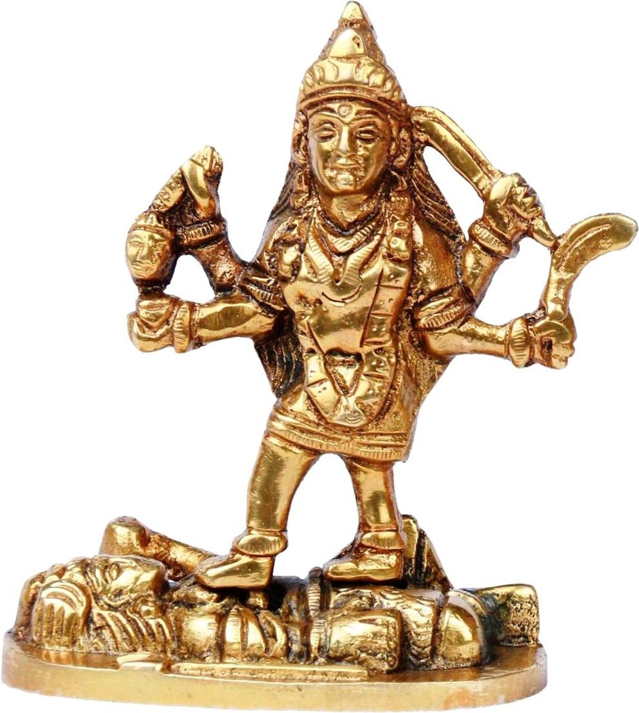 [90295] Brass Kali Mata Statue