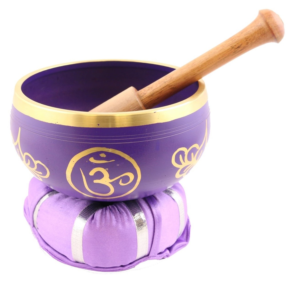 [90512] Sahasrara Singing Bowl w/ Cushion & Stick