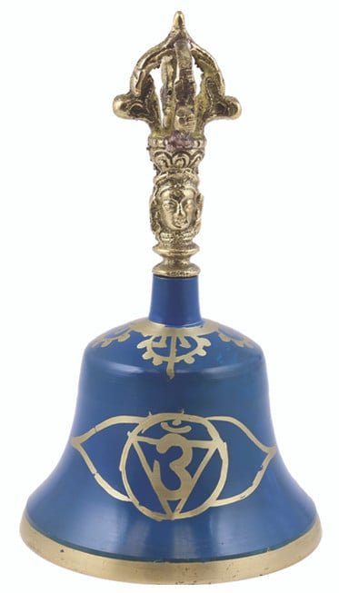 [90545] Ajna Bronze Altar Bell – 6.25"