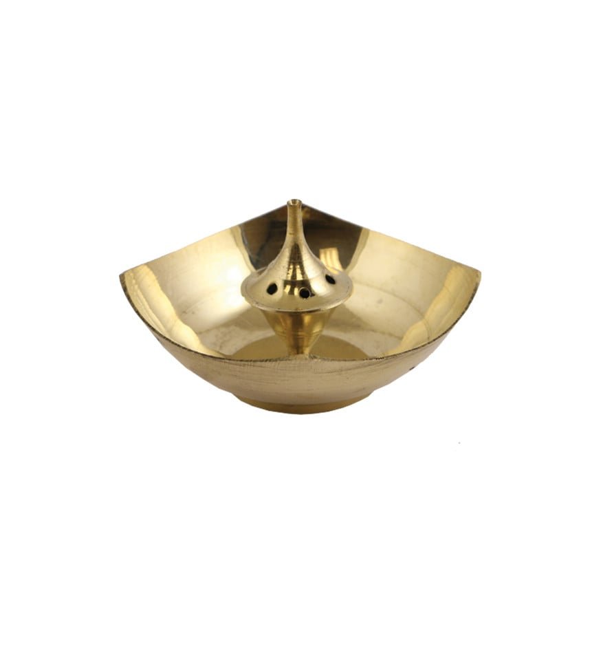 [90808] Brass Incense Burner (D) – 3"