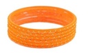 Haldi Yellow Glass Bangles – 2.10" Diameter
