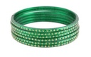 Green Glass Bangles – 2.12" Diameter