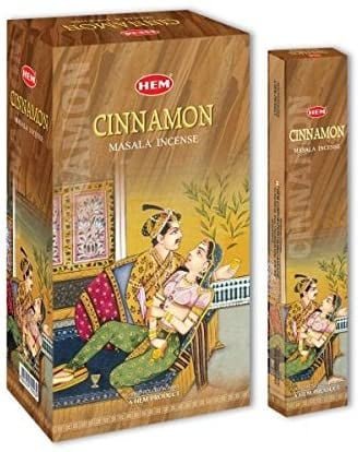 [91242] HEM Cinnamon Masala Incense Sticks – 15g / 12-Pack Box