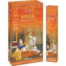 [91243] HEM Musk Masala Incense Sticks – 15g / 12-Pack Box