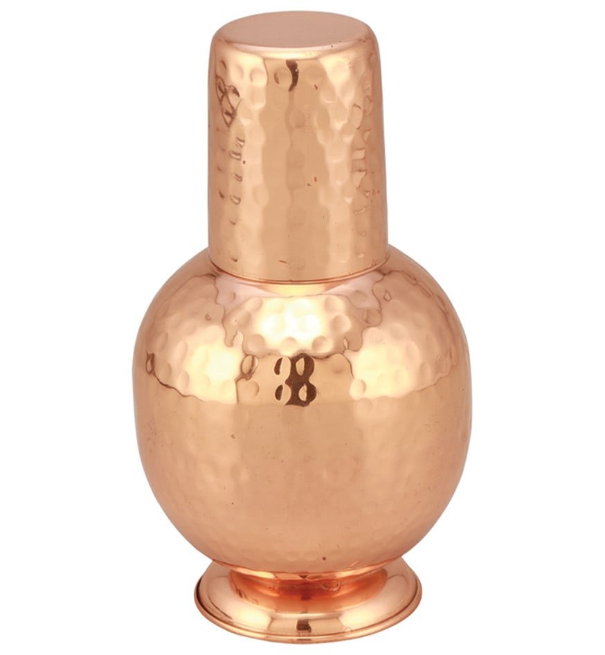 [91270] Copper Jug & Tumbler Set – 650ml