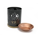 7 Chakras Brass Oil Burner w/ Mesh
