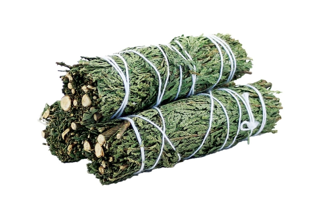 [91345] Cedar Sage Smudge Stick – 4"