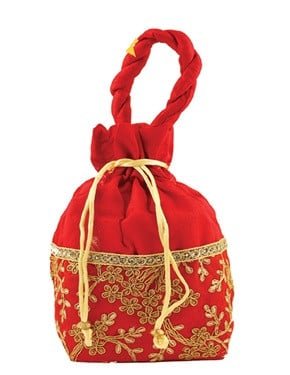 [91393] Red Flower Gift Bag