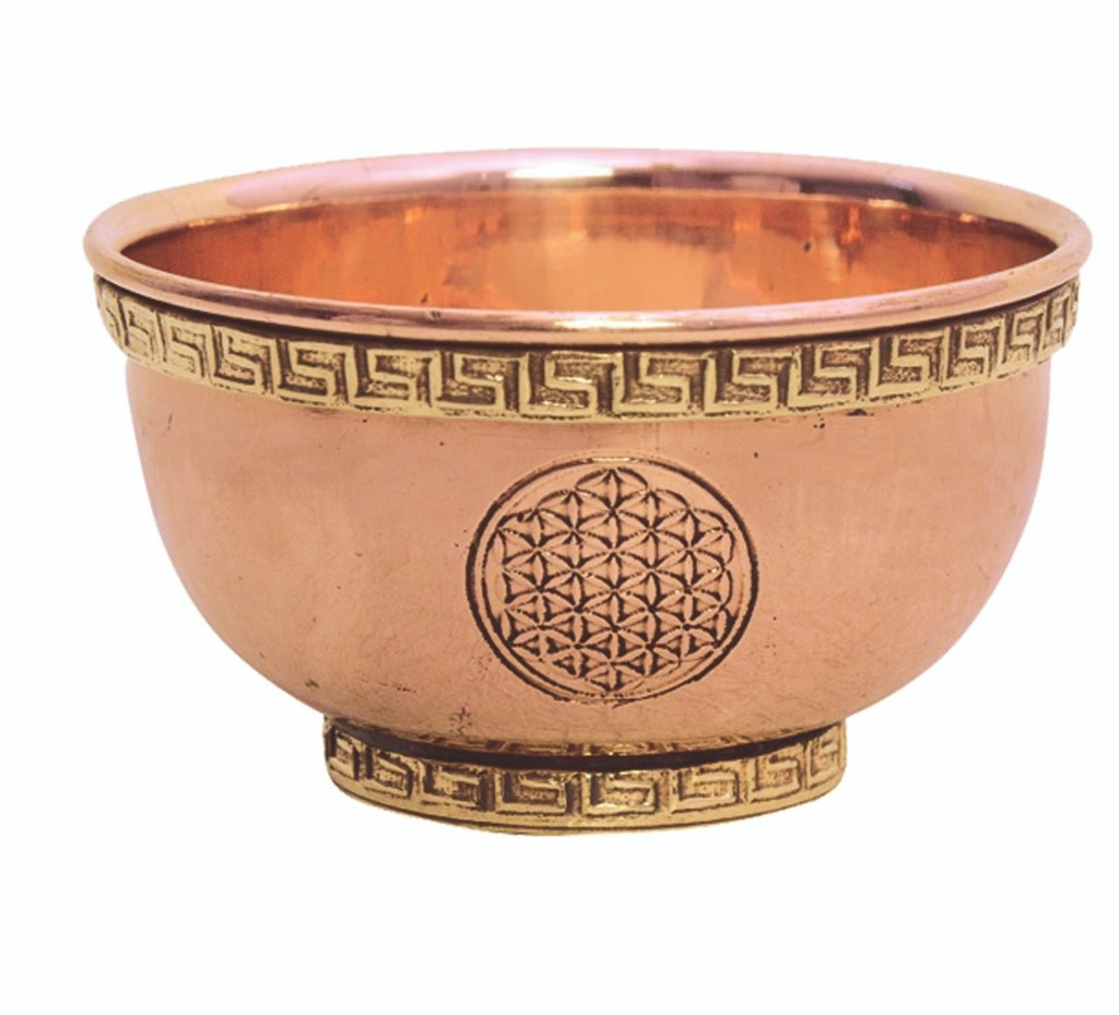 [91713] Flower of Life Copper Bowl (A) – 3"