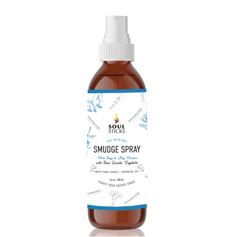 [91780] White Sage & Nag Champa Smudge Spray – 100 ml