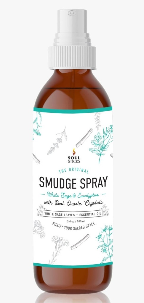 [91783] White Sage & Eucalyptus Smudge Spray – 100ml