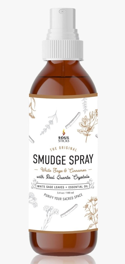 [91786] White Sage & Cinnamon Smudge Spray – 100ml