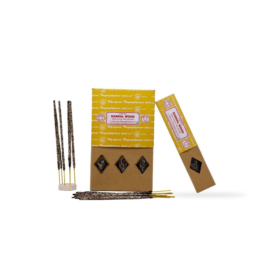 [91789] Satya Sandalwood Smudge Incense – 25g